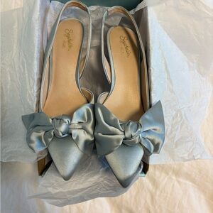 Seychelle’s for Anthropologie Satin Shoes